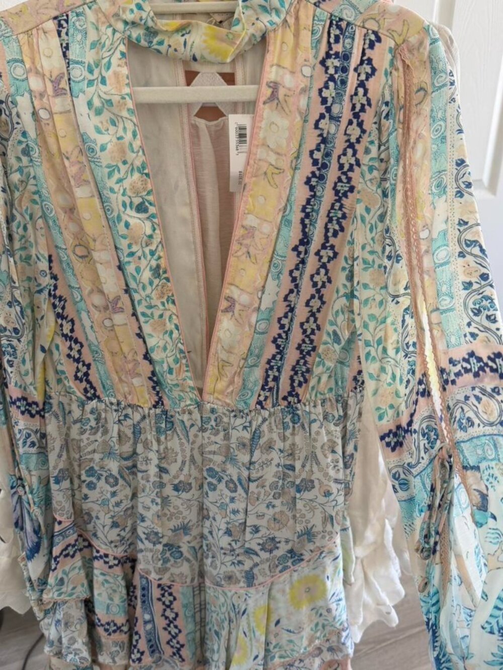 Hemant & Nandita Milly Sakura LS Deep Mini Dress – NWT – Size Medium